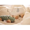 Jollein 112-001-67091 Wooden Toy on Wheels Elephant