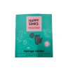HAPPY SiNKS Magnetic Kitchen Sink Sponge Holder Charcoal