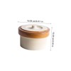 GRIRIW Egg Steamed Bowl Ceramic Stew Pot Lid Included for