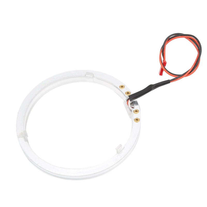 Car LED Angel Eyes Light Guide 95mm/3.7in Purple Lighting 9‑36V