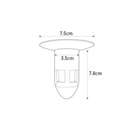 BTSEURY Shower Floor Drain 360° Floor Drain Backflow Preventer One Way Drain Valve Sewer Core Sewer -Proof Anti-Odor Floor Drain Core