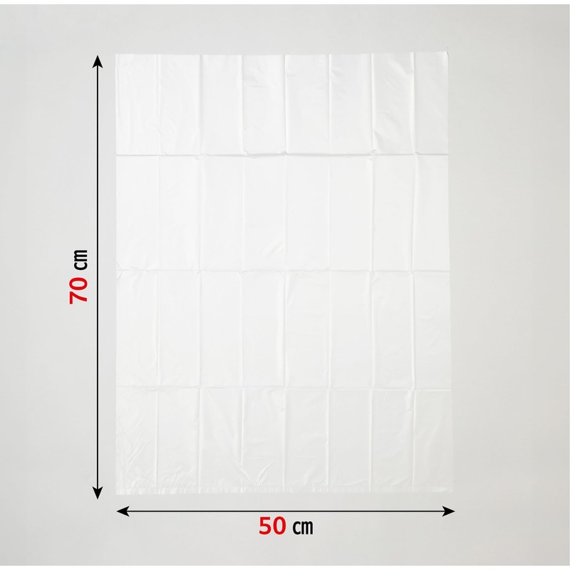 Japax CS-38 Trash Bags, Translucent, 7.9 gal (30 L), Width