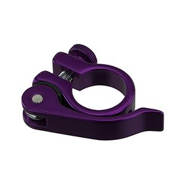 Fenix Cycles Alloy Seat Post Clamp Outer Diameter 25.4mm Quick Release, Purple