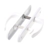 Aqbau® Door Handle Set Long Plate White Door Handle Door