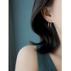 BSLVWG Minimalist Drop Hoop Earrings for Women Teen Girls Men