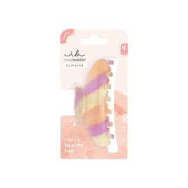 invisibobble Clipstar L Tricolour (1 Piece) - Women's Hair Clip in Orange, Purple & Gold - Large Hair Clip for Thick & Thin Hair - Colour-Intense Hair Accessory for Eye-catching Looks & Secure Hold