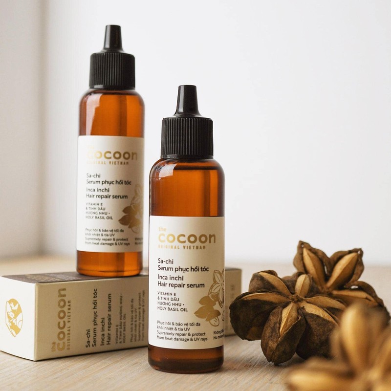 Cocoon Sacha Inchi Hair Repair Serum (2.37 fl oz)