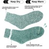 Airabc 5 Pairs of Wool Knitted Socks, Winter Women's Socks,