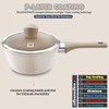 WAGENSTEIGER Aluminum Saucepan with Ceramic Coated Non-Stick Surface, 7-Layer Coating,