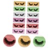 Baluue 12pairs False Eyelashes for Dancing Easy Application Grafting Eyelashes