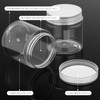SATINIOR 6 Pack 1 oz Plastic Jars Containers with Lids