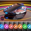 Tioamy Gaming Mouse Wired USB External Mice RGB Multi Colour