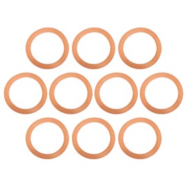 LT Easiyl 10pcs Transmission Drain Plug Washer FTC4112 24X32X1.5mm Copper Drain Plug Washer Compatible with Land Rover Defender Discovery RRC P38 LT77 R380