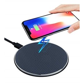 OWN CREATION 200 Wireless Charger, 15W Qi Fast Wireless Charging Pad [Type-C to C Cable] Compatible with All Wireless Compatible Smartphones & Earbuds, Black, RX606