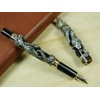 Lanxivi Jinhao Snake Fountain Pen Vintage Black Cobra Three-dimensional Pattern