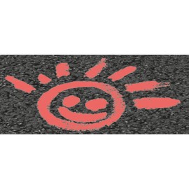 KREUL 43103 Streety Street Paint in Striped Sock Red, 200 ml, Washable Liquid Chalk for Painting with Brush or Roller, Liquid Street Chalk, Vegan, Dermatologically Tested, Washable