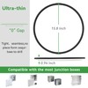 hepside 15.8INCH 2Pack Big Dimmable Flush Mount Ceiling Light Fixture