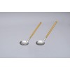 Sakai Sangyo Domestic Bamboo Pattern Ladle (Set of 2) for