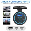 2 Pack USB C Car Charger Socket 12V USB Outlet,