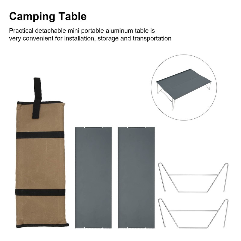 Camping Barbecue Table Lightweight Aluminum Alloy Portable Corrosion Resistance Picnic
