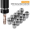 EVTSCAN 10Pcs ER20 Collet Set, with 3mm to 13mm Various