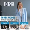 TXL 18.44" Large Digital Wall Clock with Backlight, Battery Operated