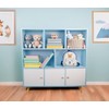 Bossa Librero Infantil Estantería Organizador para Juguetes con Puertas PIO