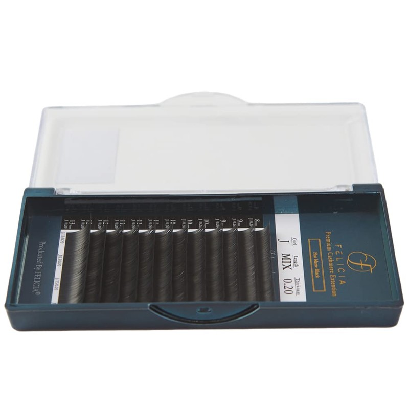 FELICIA Flat Matte Lash Extensions Ultra Soft Single Matsueku Eyelash