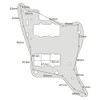 Guitar Anatomy Jazzmaster Pickguard Scratch Plate Fits Fender USA -