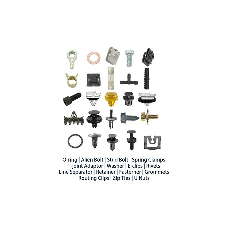 Cowl Panel Fender Push-Type Retainer Clip, Model PF-C566 (Pack of