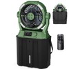 Misting Fan Portable 42800mAh Rechargeable with Remote Control, Mist Fan
