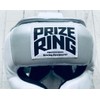 RIZE RING "Professional SS" Lightweight Headgear, Silver/White, Medium