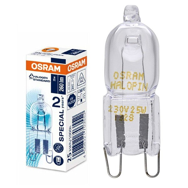 Osram Halopin Oven 40W Backofenlampe Sockel G9 230V >300°
