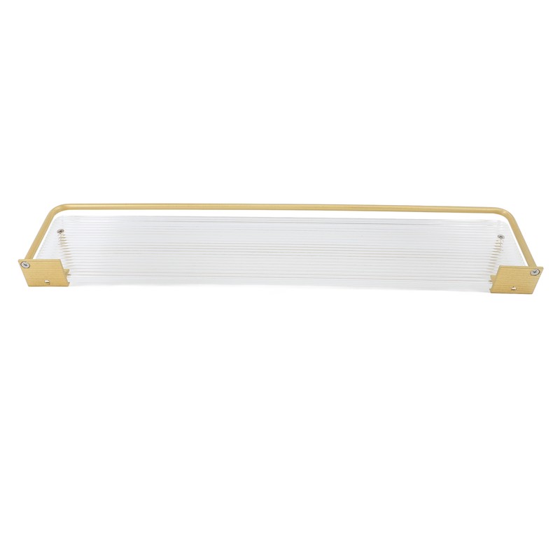 Bathroom Towel Rack Holder Acrylic Wall Mounted Hanging Storage Shelf