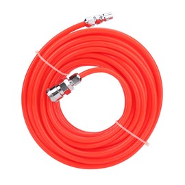 Manguera de Aire Manguera de Compresor de Aire de Alta Presión con Accesorios de Acoplador Rápido Macho / Hembra 5x8mm 15M Rojo