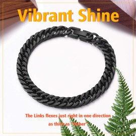 Stainless Bracelet Men & Women 8mm 21cm Wrist Chain Link Bracelet Boys