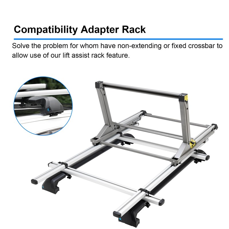 TOOENJOY Compatibility Adapter Rack Kit for Lift Roof Rack Use,