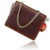 Fregery® Leather Wallet Chain Gift Box Men with RFID Protection