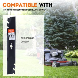 Hipa Blade for Toro Timemaster 30 inch Mulching Blades 116-6358-03 for Toro 20120p 20199 21199 20200 20122p Time Master 30" Deck Lawn Mower 120-9500-03