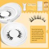 Reusable Magnetic Eyelashes with Applicator, Natural Look, Magnetic Eyelash Set,