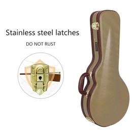 Crossrock Hard Shell Case for F-Style Mandolin in Vinyl Tweed(CRW620MFTW)