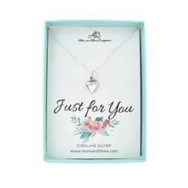 Tiny Sharks Tooth Charm Necklace in Sterling Silver. Sharks Tooth Necklace. Sharks Tooth Pendant. Shark Jewelry. Shark Gifts. Gift for Shark Lover. Sharks Fan.