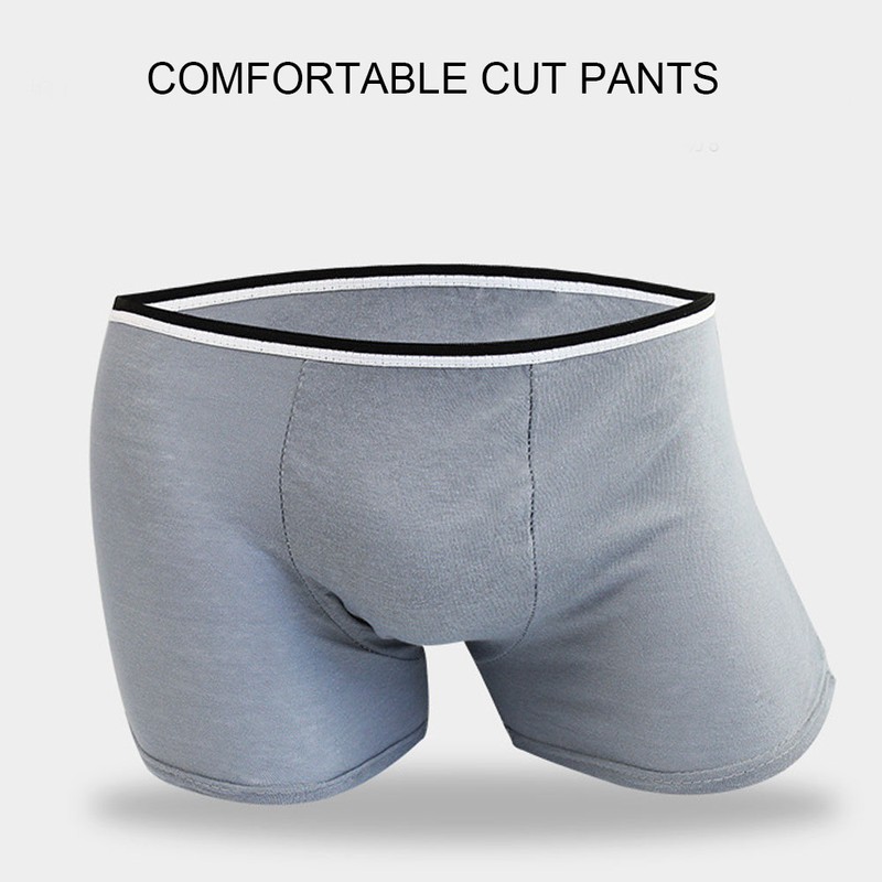 5pcs Disposable Men Male Underwear Boxers Cotton Sterilized Men UnderwearsXXL
