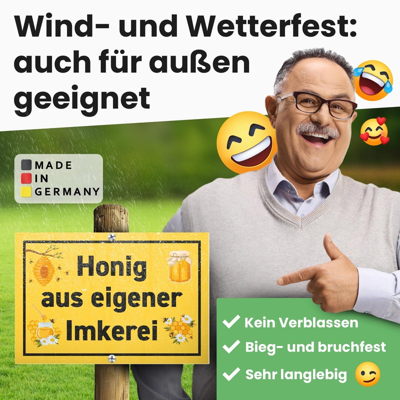 DankeDir! Honig aus eigene Bekerei – 30 x 20 cm