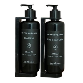 FRESH & CARE COLLECTION | Kit de Amenidades Hoteleras – Green Tea & Ginger – Set de Jabón y Crema para Hoteles, Airbnb y Spa. 355ml