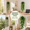 4 Pack Artificial Hanging Plants for Home Decor – Lush