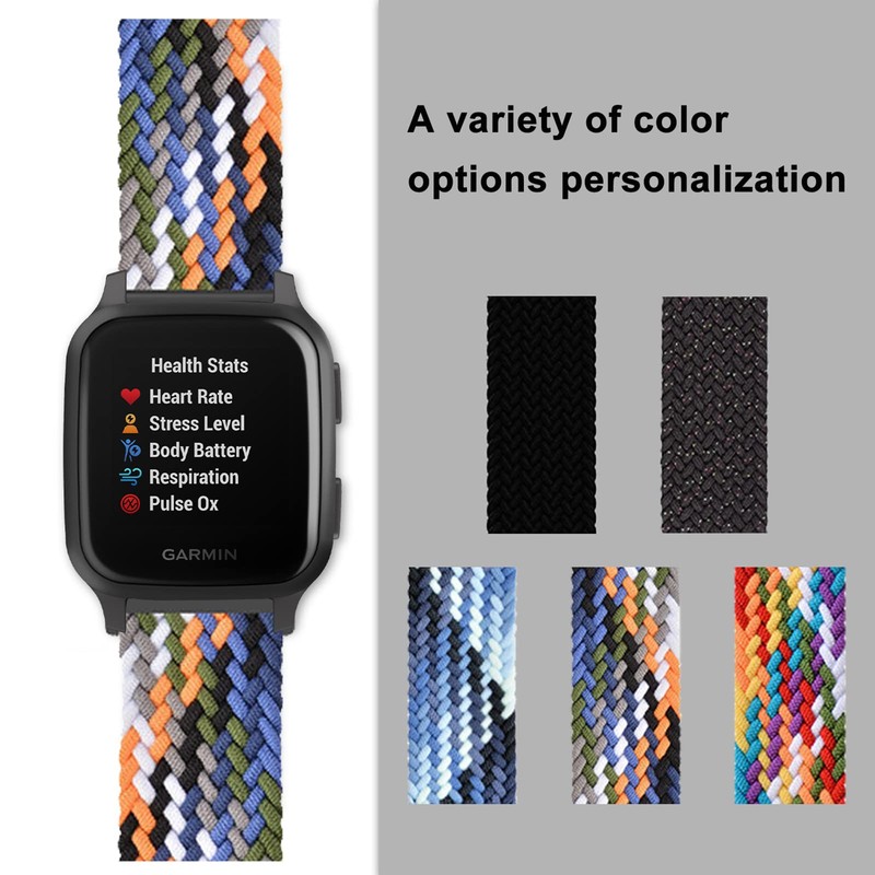 SeNool 20 mm Bracelet for Garmin vívomove Trend/Garmin Venu Sq