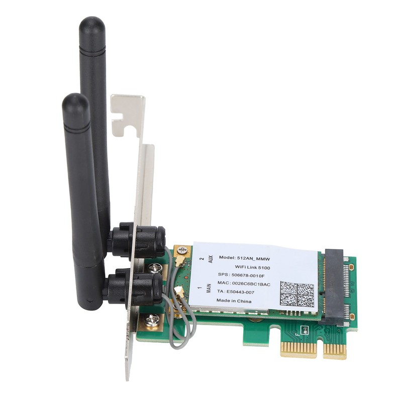 WiFi Adapter DualBand 2.4/5Ghz 300Mbps Signal Stability Wireless Connector for