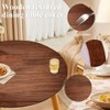 Round Tablecloth Diameter 48 Inches (120 cm) with Elastic Band,