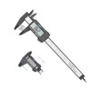 JZK 150mm 15cm 6inch Caliper + 30cm 12inch Ruler, Metric